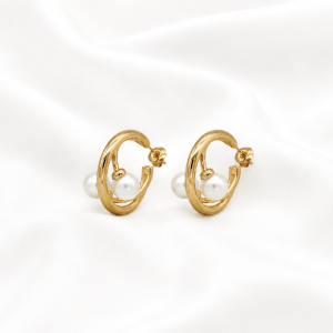 Pendientes de perlas.