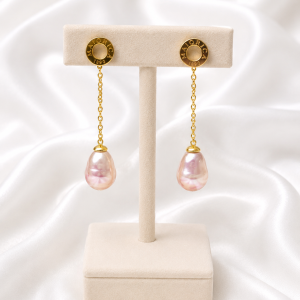 Pendientes Gota Rosa