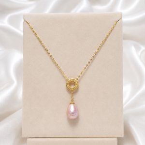 Collar Gota Rosa