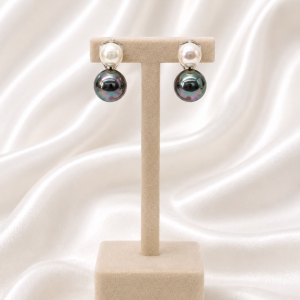 Pendientes Perla Ébano