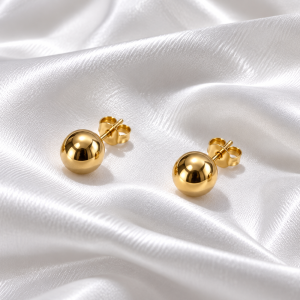 Pendientes Esfera de Oro.