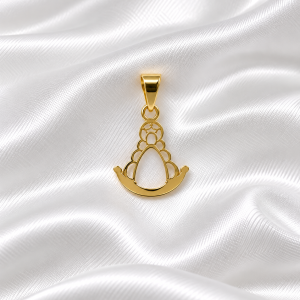 Colgante Virgen del Rocío en Oro.
