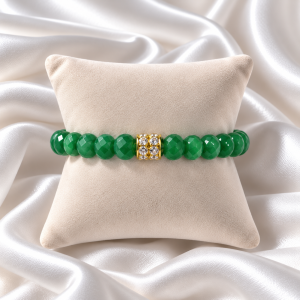 Pulsera Verde Esmeralda.